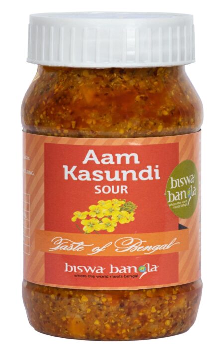 400g Aam Kasundi (Mango-Mustard Sauce / Pickle) - Sweet & Sour -  set of two packs - Image 2