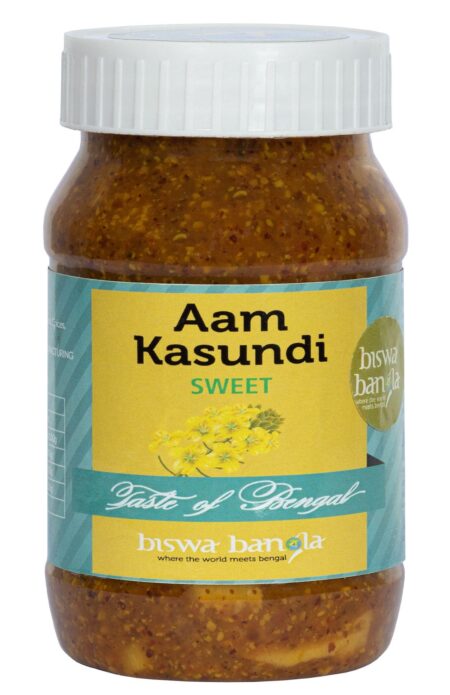 400g Aam Kasundi (Mango-Mustard Sauce / Pickle) - Sweet & Sour -  set of two packs - Image 6