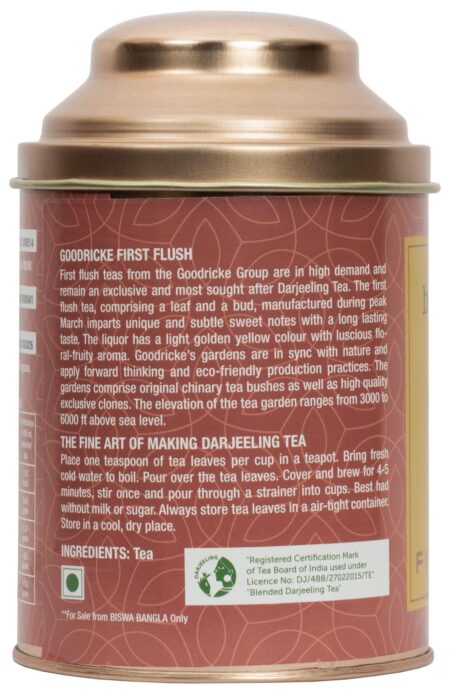 100g 1st Flush Darjeeling Tea from Goodricke Tea Garden - Image 2