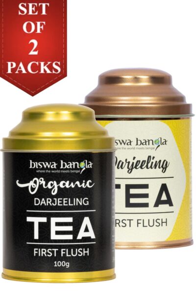 200g 1st Flush Darjeeling Tea from Mim & Makaibari Tea Garden - (100g per caddy)