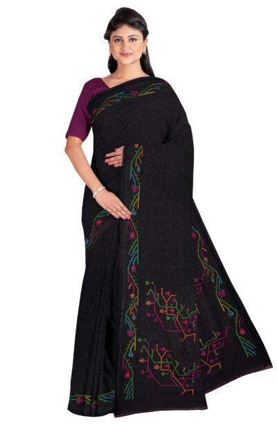 Handwoven Cotton Jamdani Saree