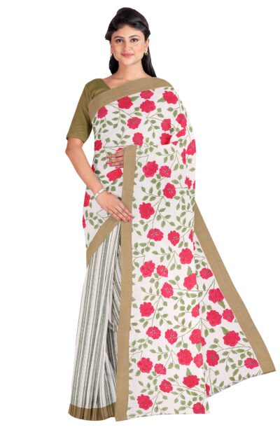 Begumpuri Printed Cotton Saree