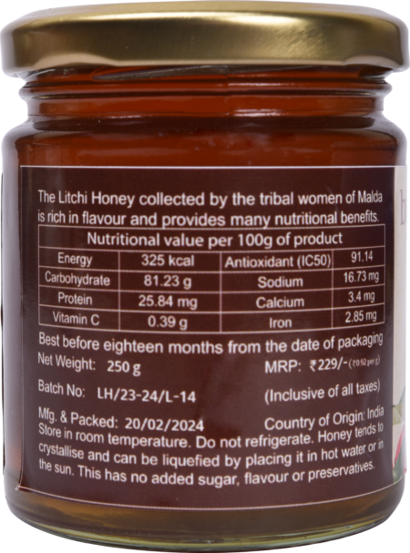 500g Honey from Malda (Mustard / Litchi ) - set of two packs - Image 5