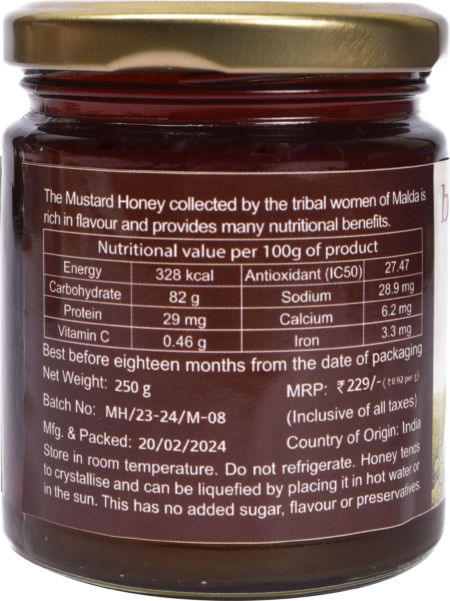 500g Honey from Malda (Mustard / Litchi ) - set of two packs - Image 3