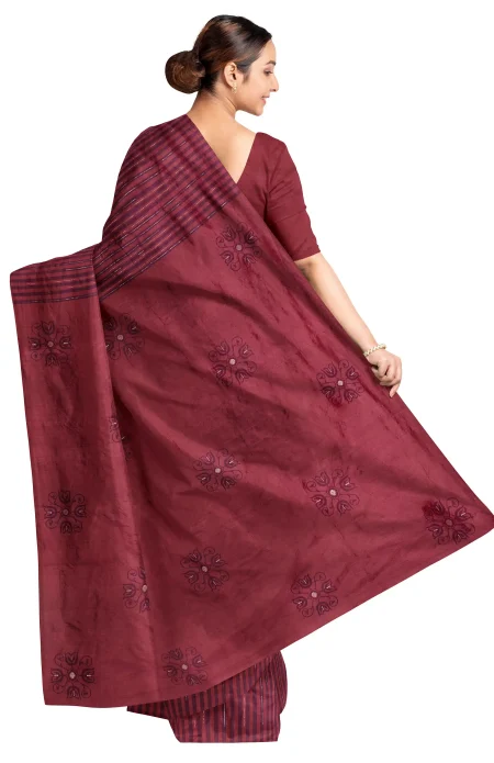 Tangail Zari Silk Saree - Image 3
