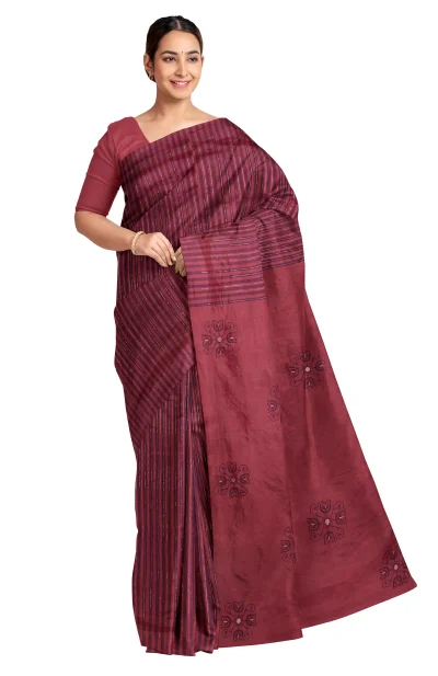 Tangail Zari Silk Saree
