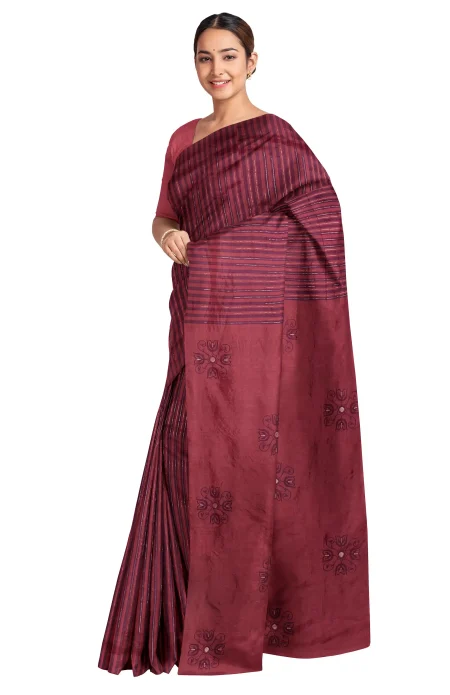 Tangail Zari Silk Saree - Image 2