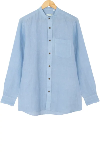 Linen Shirt - SKY BLUE