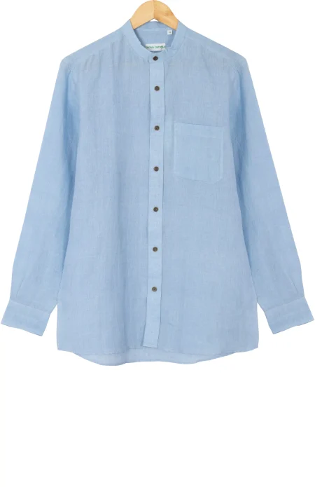 Linen Shirt - SKY BLUE