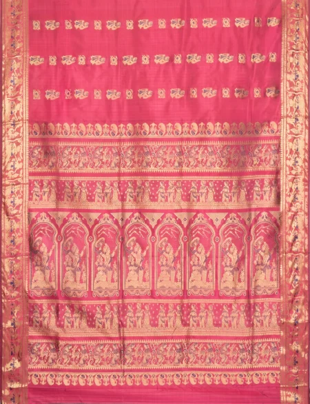 Swarnachari Silk Saree - from Banglar Saree - Image 4