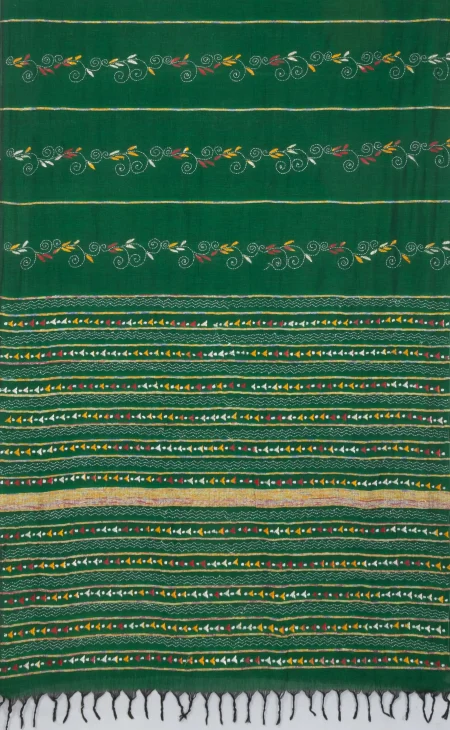 Khes Kantha Cotton Saree - From Tantuja - Image 4