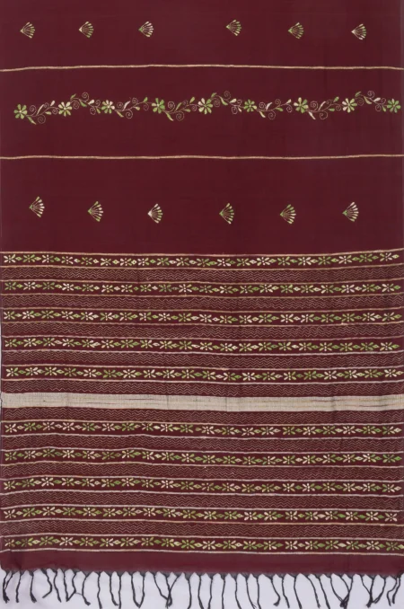 Khes Kantha Cotton Saree - From Manjusha - Image 4