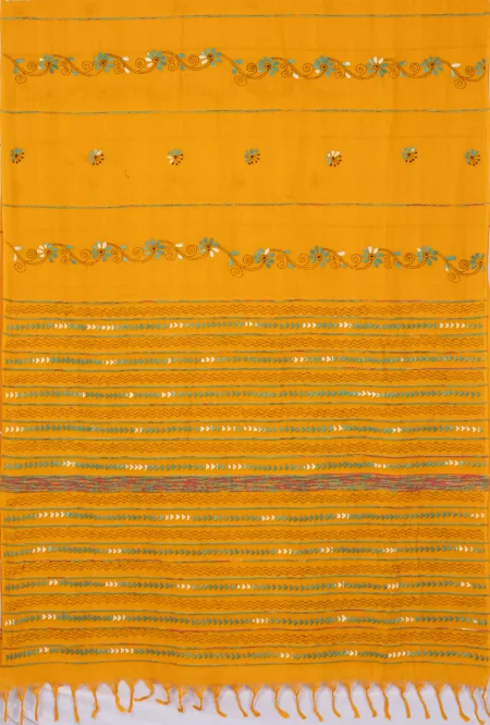 Khes Kantha Cotton Saree - From Manjusha - Image 3