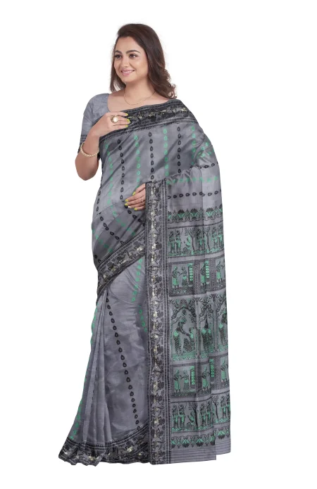 Baluchari Silk Saree  - from Banglar Saree - Image 3