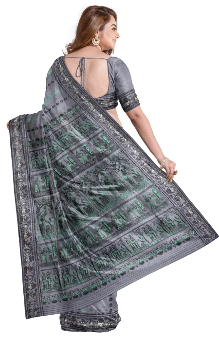 Baluchari Silk Saree  - from Banglar Saree - Image 2