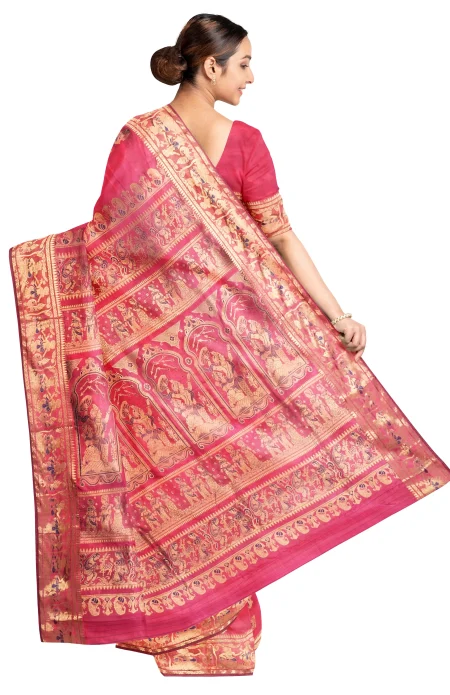 Swarnachari Silk Saree - from Banglar Saree - Image 2