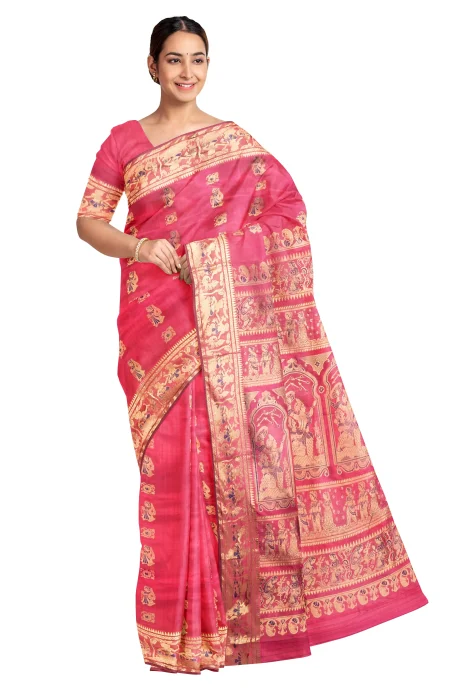 Swarnachari Silk Saree - from Banglar Saree - Image 3