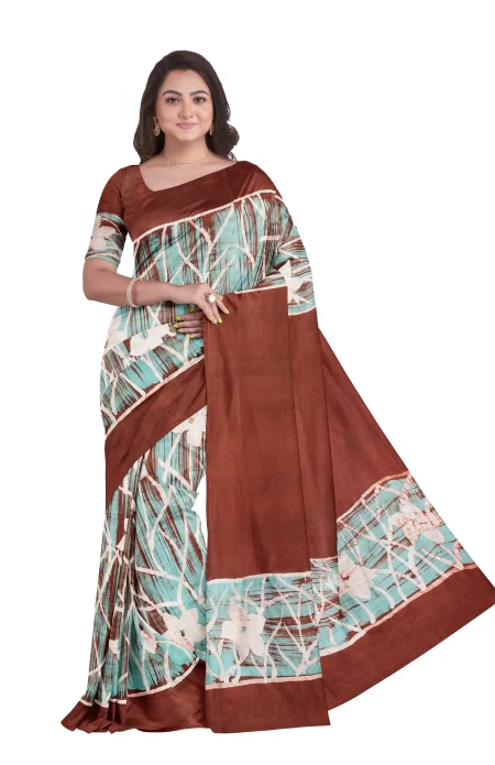 Batik Silk Saree - From Manjusha - Image 2