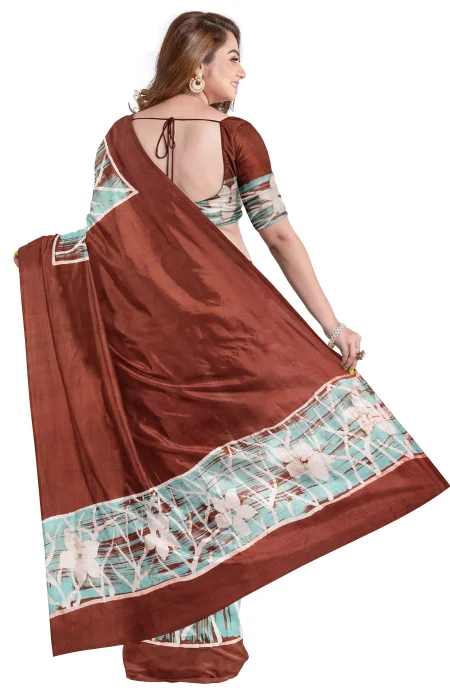 Batik Silk Saree - From Manjusha - Image 3
